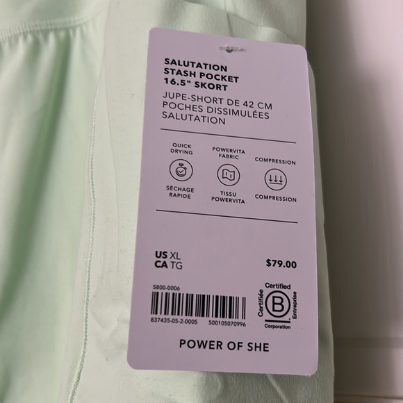 Athleta Salutation Skort - Picture 2 of 3